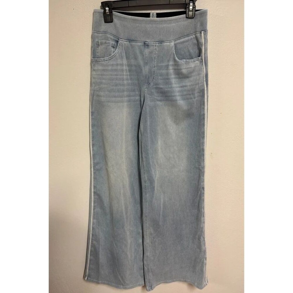 NWOT Halara Flex High Waisted Stripe Wide Leg Jeans Med-Tall